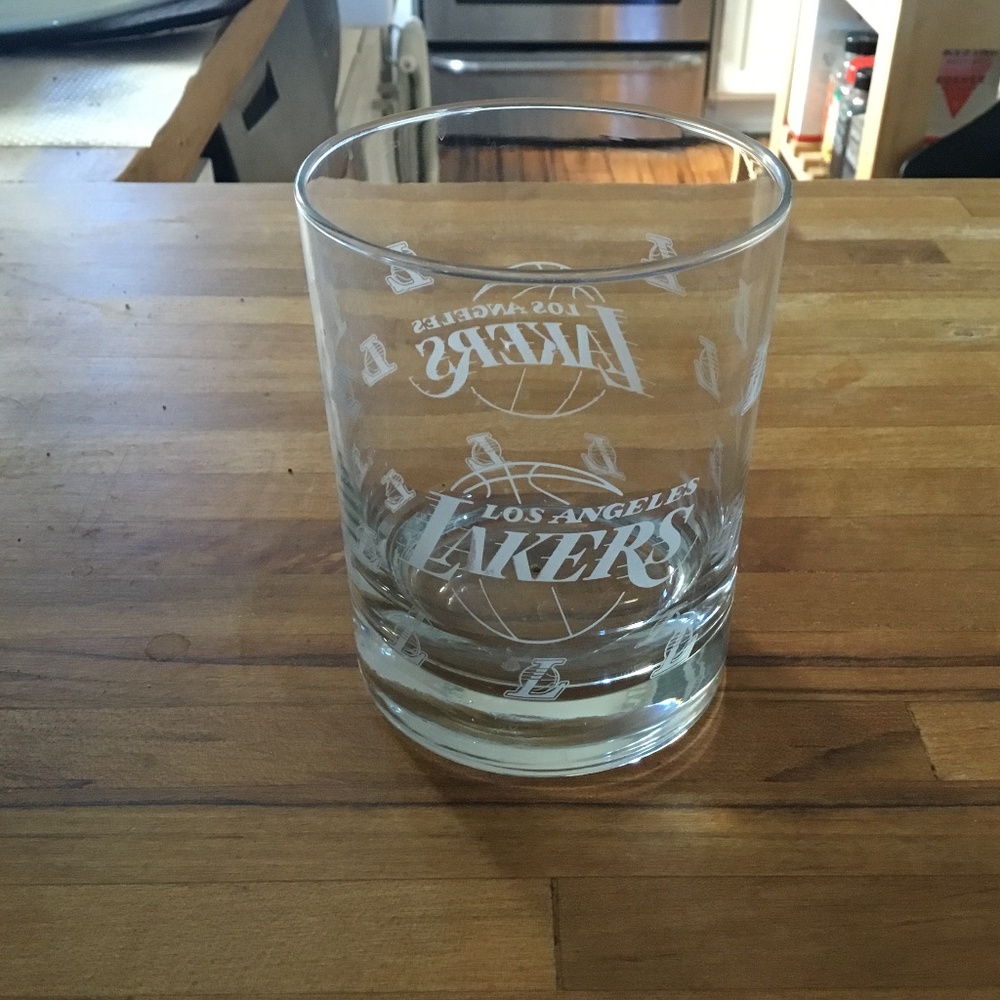 Lakers Rocks Glass